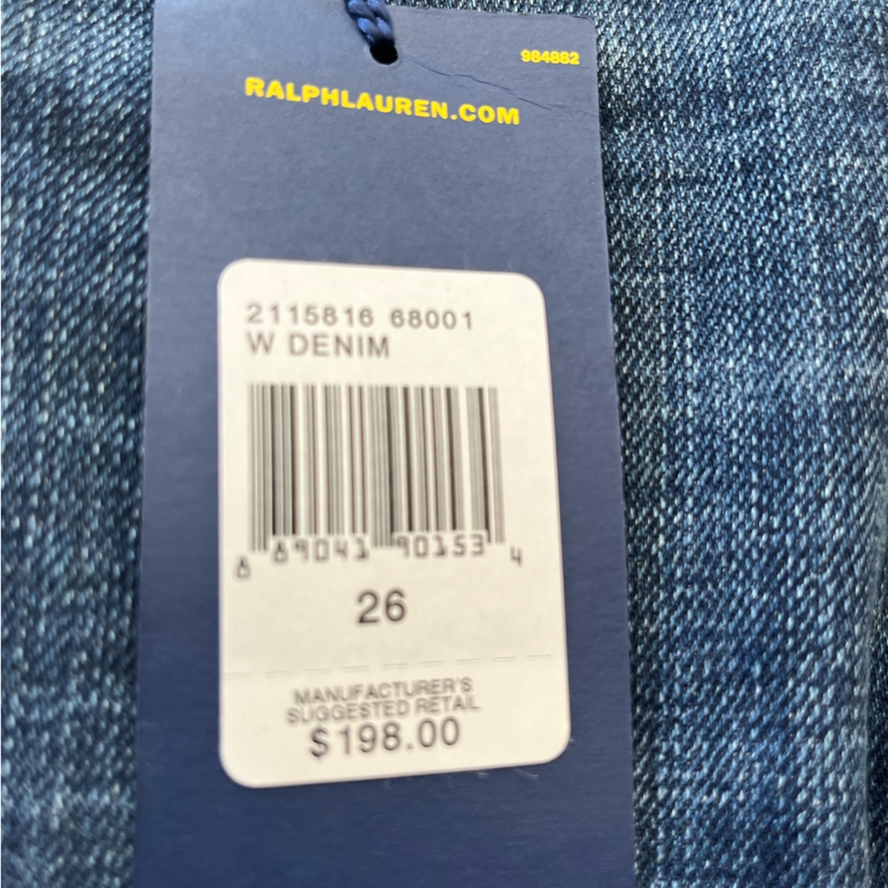 Polo by Ralph Lauren Dark Blue Flare Jeans - Picture 2 of 6